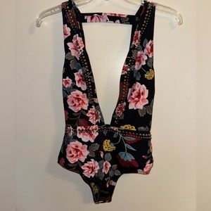 Beach Riot Floral One Piece-M